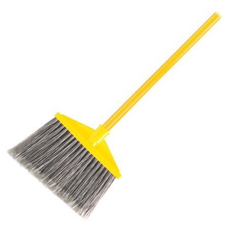 RUBBERMAID COMMERCIAL Angle Broom, Regular, 10-1/2" W GY, PK 6 RCP637500GYCT